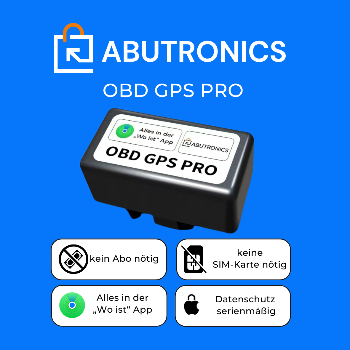 OBD GPS PRO – mit Apple „Wo ist?“