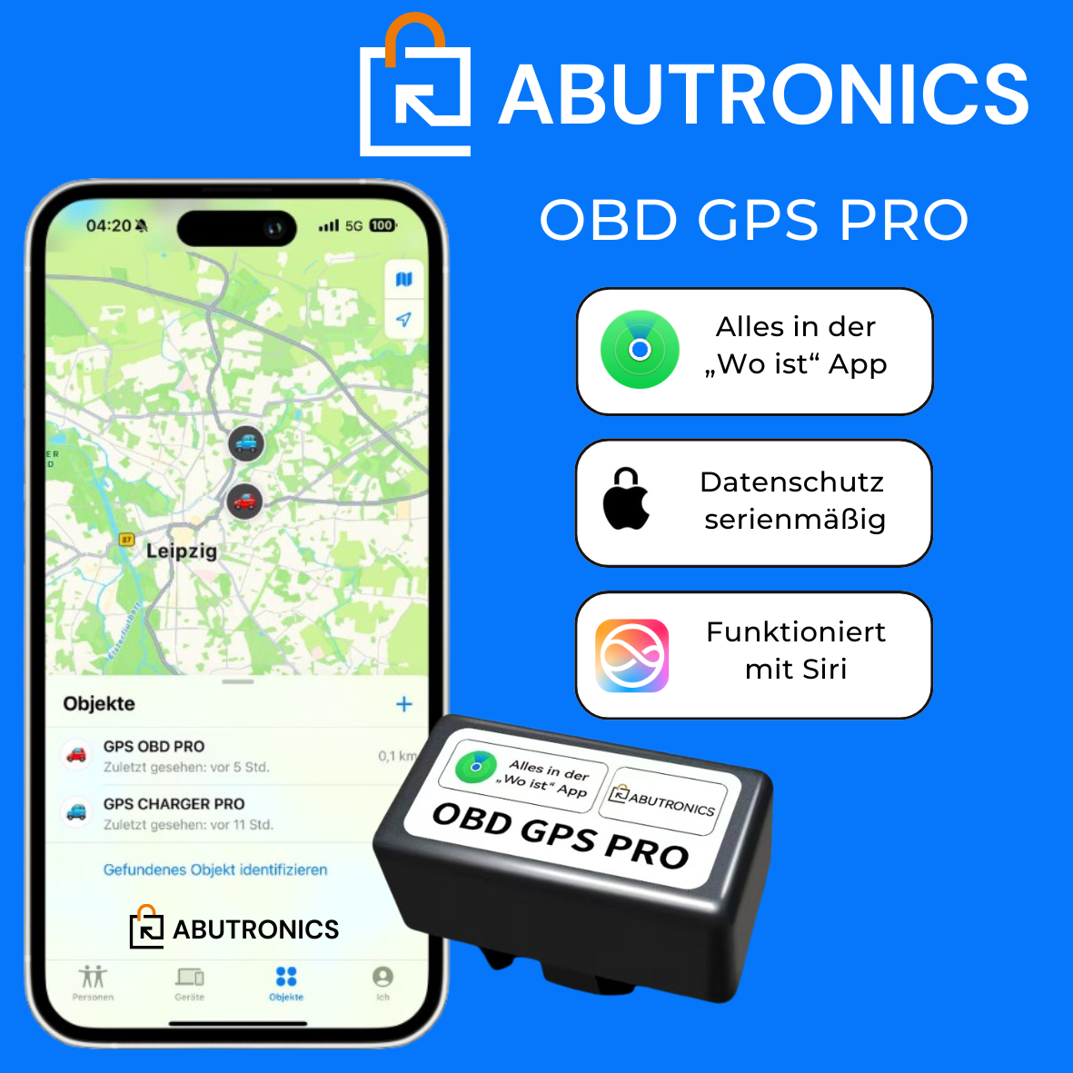 OBD GPS PRO – mit Apple „Wo ist?“