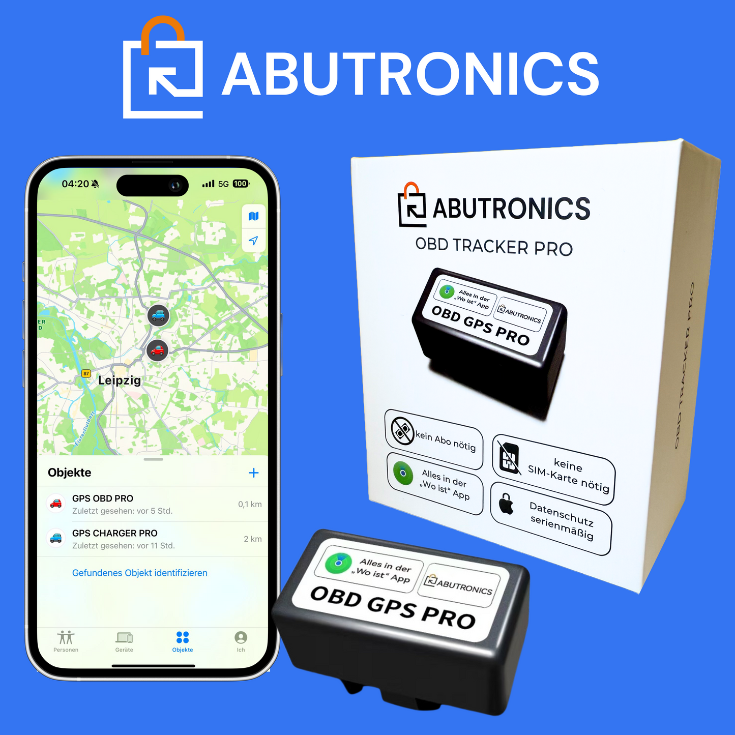 OBD GPS PRO – mit Apple „Wo ist?“