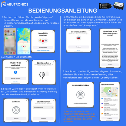 GPS CHARGER PRO –  mit Apple „Wo ist?“
